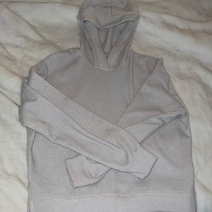 Grey Abercrombie soft af hoodie